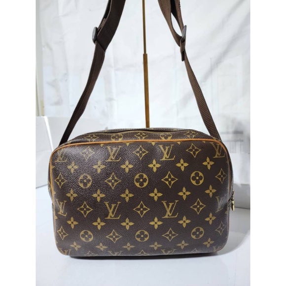 Authentic Louis Vuitton Reporter Shoulder Bag Brown/Beige - Picture 8 of 16